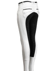 Kimberly Full Seat Breeches - White with Black Seat