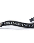 The Eiffel Tower Black Leather Snaffle Bridle