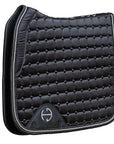 Satin Classic Dressage Saddle Pad - Ebony