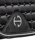Satin Classic Dressage Saddle Pad - Ebony