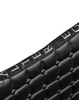 Satin Classic Dressage Saddle Pad - Ebony