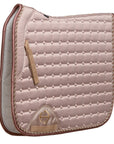 Satin Classic Dressage Saddle Pad - Champagne Taupe