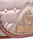 Satin Classic Dressage Saddle Pad - Champagne Taupe