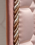 Satin Classic Dressage Saddle Pad - Champagne Taupe