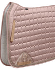 Satin Classic Dressage Saddle Pad - Champagne Cristal