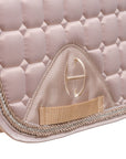 Satin Classic Dressage Saddle Pad - Champagne Cristal