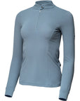 Julia Long Sleeve Riding Shirt - Light Blue