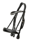 Brixton Non-Patent Black Leather Double Bridle