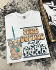 Iced Coffee & Cows TEE or CREWNECK
