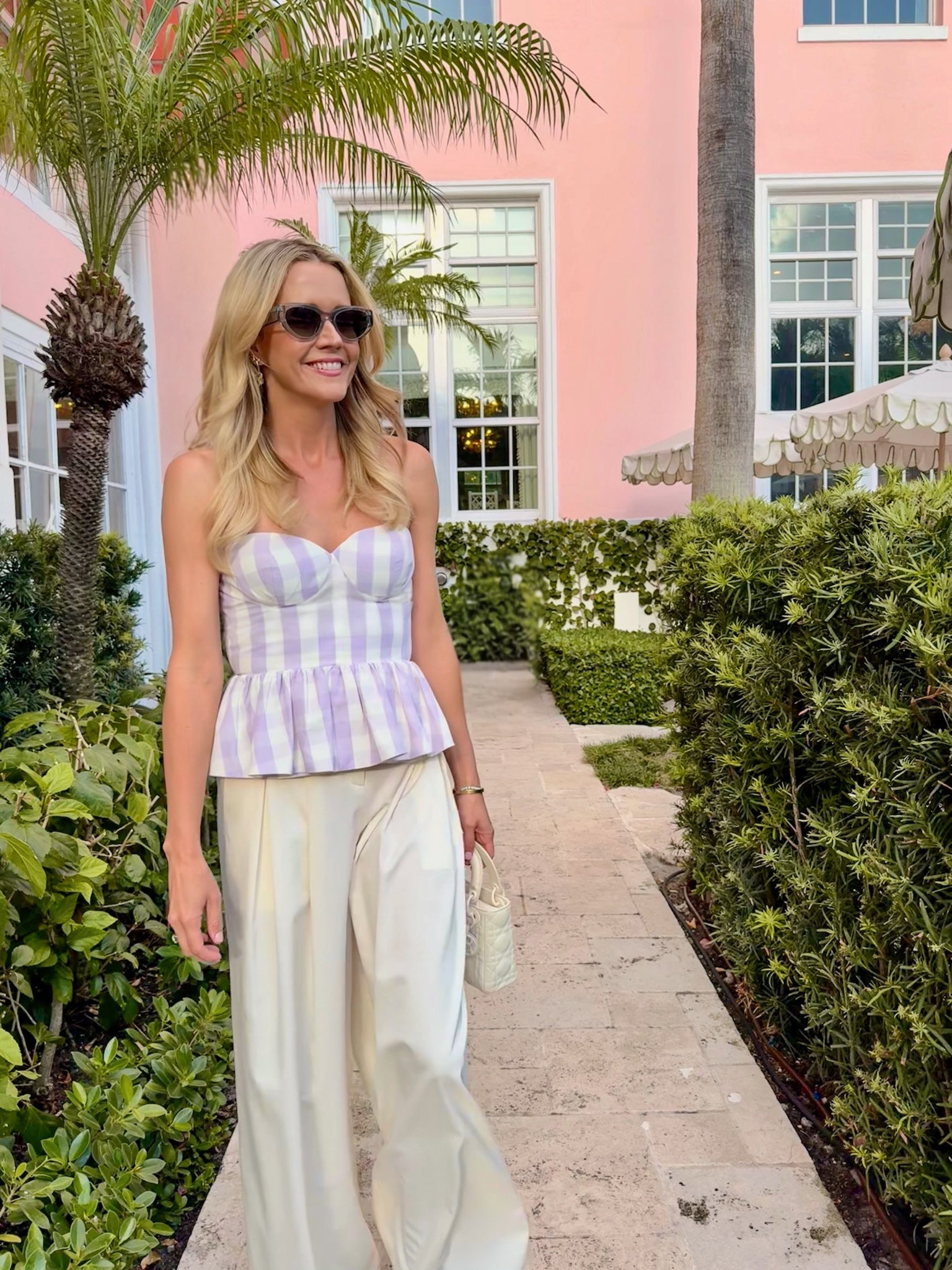 MASON'S DAUGHTER | Tilly Top, Lavender & Ivory Gingham Shantung