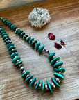 25 inch - NFR collection - sterling silver and turquoise