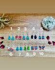 Mini Slab Earrings - Pick your style