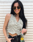 The Stella High Rise Denim Shorts