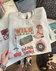 Wild Collage TEE or CREWNECK