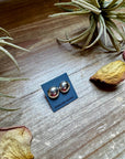Simple Sterling Silver Stud Earrings – 10mm Round