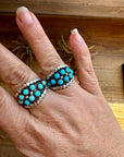 Multi-Stone Kingman Turquoise Ring – Roberta Begay – Size 7 or 9