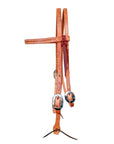 AJ Tack Harness Leather Browband Headstall