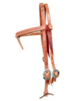 AJ Tack Harness Leather Knotted Browband Headstall