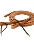 AJ Tack Harness Leather Split Reins - 3/4in x 8ft