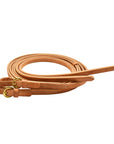 AJ Tack Harness Leather Buckle End Split Reins - 5/8in x 8ft