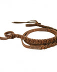 AJ Tack Oiled Braided Rattlesnake Roper Reins - 5/8in x 8ft