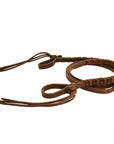 AJ Tack Oiled Braided Rattlesnake Roper Reins - 5/8in x 8ft