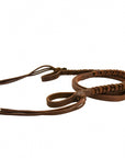 AJ Tack Oiled Braided Rattlesnake Roper Reins - 5/8in x 8ft