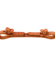 AJ Tack Harness Leather 2 Button Curb Strap