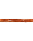 AJ Tack Harness Leather 2 Button Curb Strap