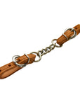 AJ Tack Harness Leather Curb Chain