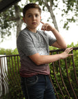 Kid's American Legend Gray Ombre Quick Dry Short Sleeve T-shirt