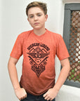Kid's American Legend Coral Ombre Quick Dry Short Sleeve T-shirt