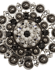 ANTIQUE SILVER JET - PEARL - CLEAR