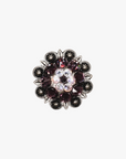 Antique Silver Amethyst, AB Crystal Conchos - Sizes from 1"- 3" and Buckles