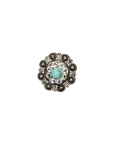 Antique Silver Turquoise, Clear Crystal Conchos - Sizes from 1"- 3" and Buckles