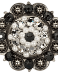 ANTIQUE SILVER JET - PEARL - CLEAR