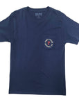 Rowdy Friends Pocket T-Shirt - Navy