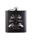 You're My Louise Love Thelma Flask Gift - Bourbon Cowgirl