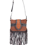 Bolero Tooled Studded Handbag - B136