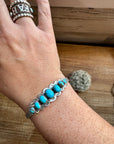 Cuff Bracelet - Kingman Turquoise & Sterling Silver option III
