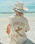 The Cowgirl Surf Club Tee in Ivory