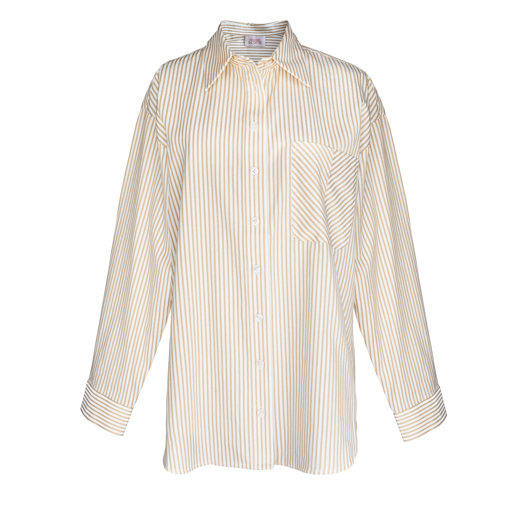 MASON'S DAUGHTER | the Matthew Shirt, Mustard Striped