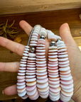 23" Pink Conch Graduated Necklace