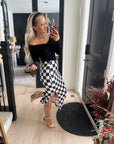 Checkered Skirt