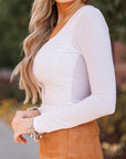 The Lacen Top in White