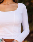 The Lacen Top in White