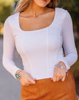 The Lacen Top in White