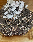 5 fresh water pearls Choker And Sterling Silver Pearls