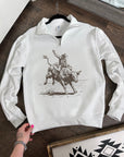 Vintage Bull Rider Quarter Zip
