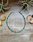 Choker Green Nugget Turquoise Choker